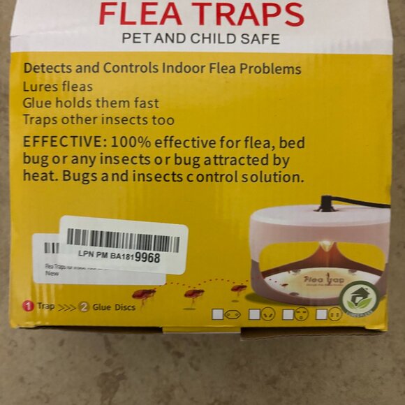 NEW Flea Trap for Inside Your Home with Light Refills and Sticky Pad - Picture 7 of 7